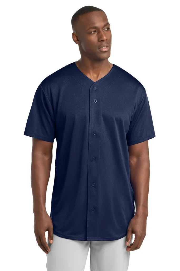 Sport-Tek® PosiCharge® Tough Mesh Full-Button Jersey. ST220 - additional view 5