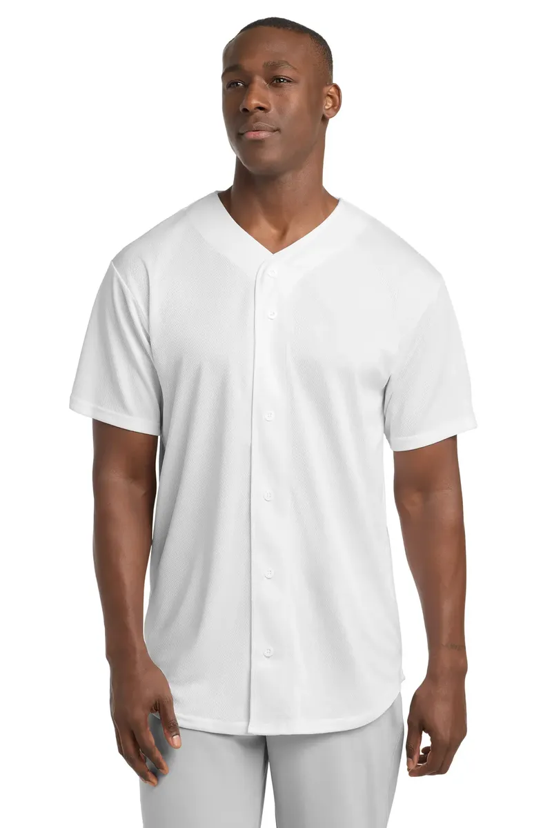 Sport-Tek® PosiCharge® Tough Mesh Full-Button Jersey. ST220 - additional view 8