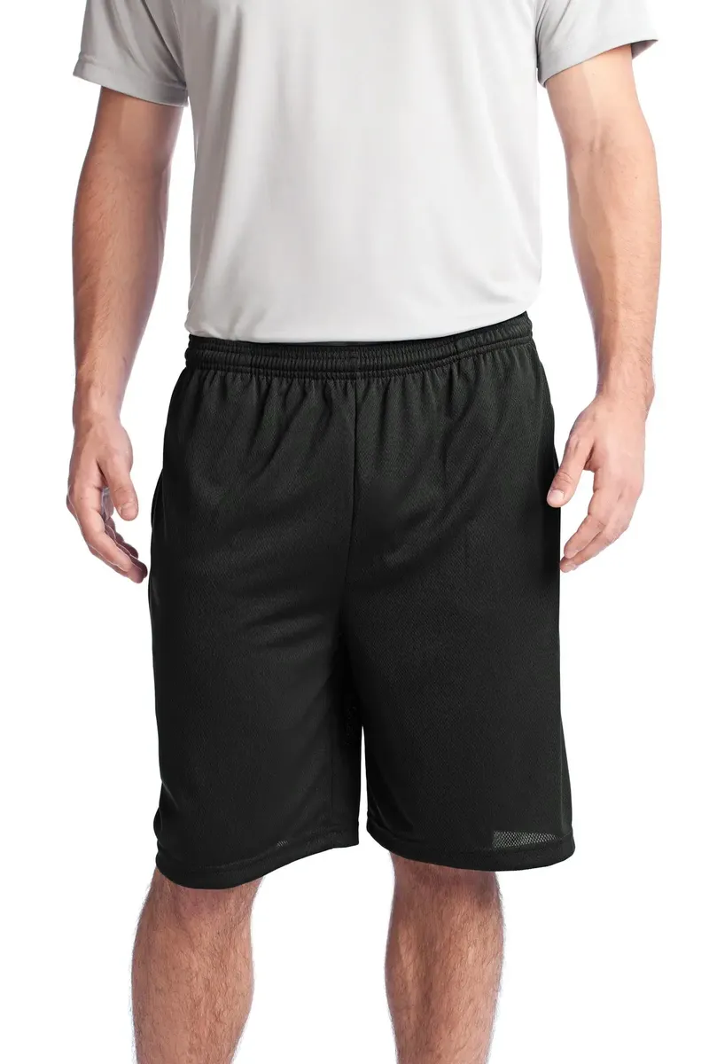 Sport-Tek® PosiCharge® Tough Mesh Pocket Short. ST312 - additional view 1