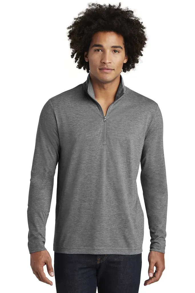 Sport-Tek ® PosiCharge ® Tri-Blend Wicking 1/4-Zip Pullover. ST407 - additional view 5