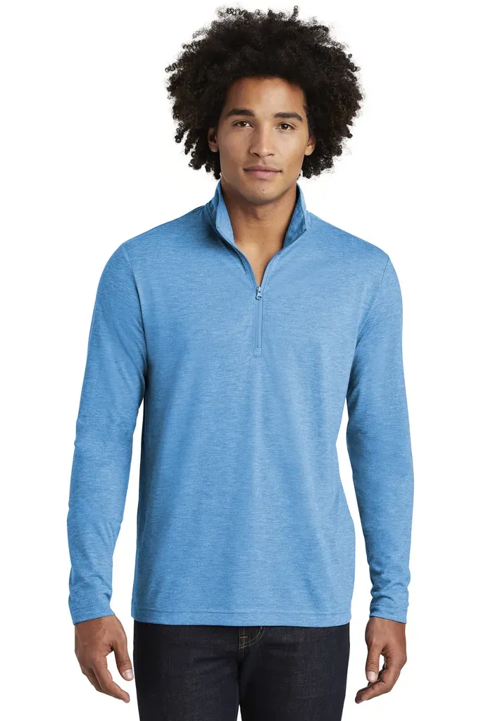 Sport-Tek ® PosiCharge ® Tri-Blend Wicking 1/4-Zip Pullover. ST407 - additional view 4