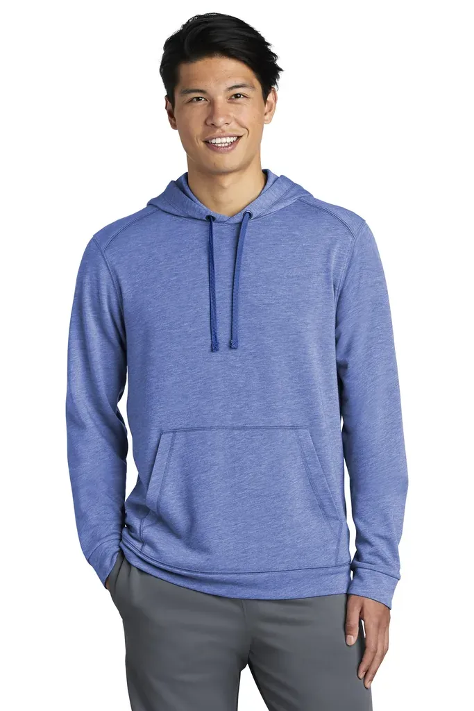Sport-Tek ® PosiCharge ® Tri-Blend Wicking Fleece Hooded Pullover. ST296 - additional view 3