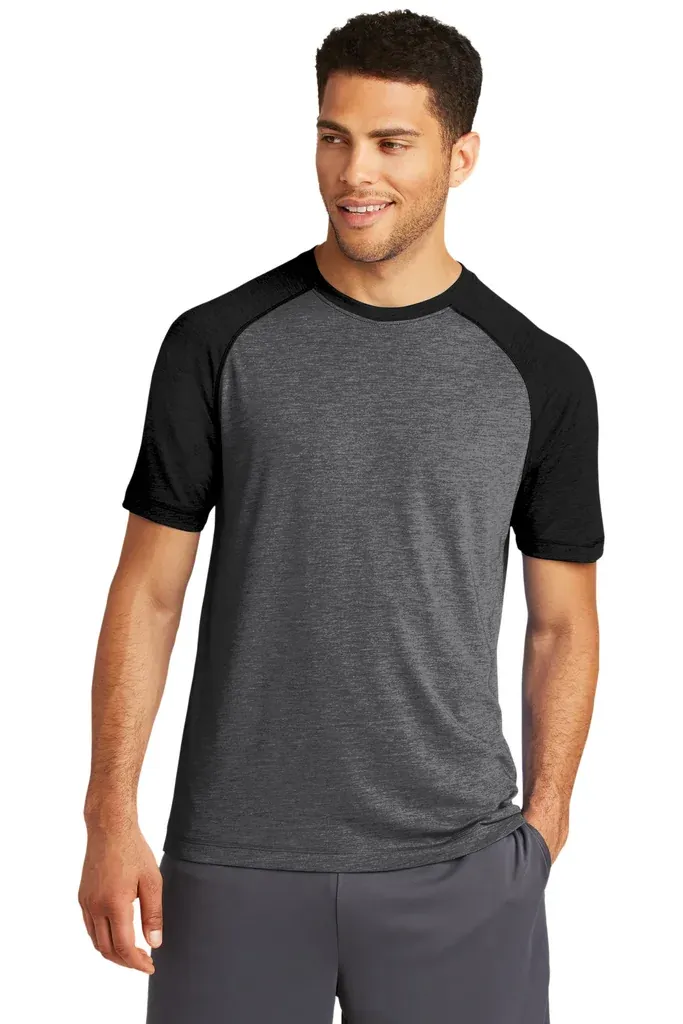 Sport-Tek ® PosiCharge ® Tri-Blend Wicking Raglan Tee. ST400 - additional view 5