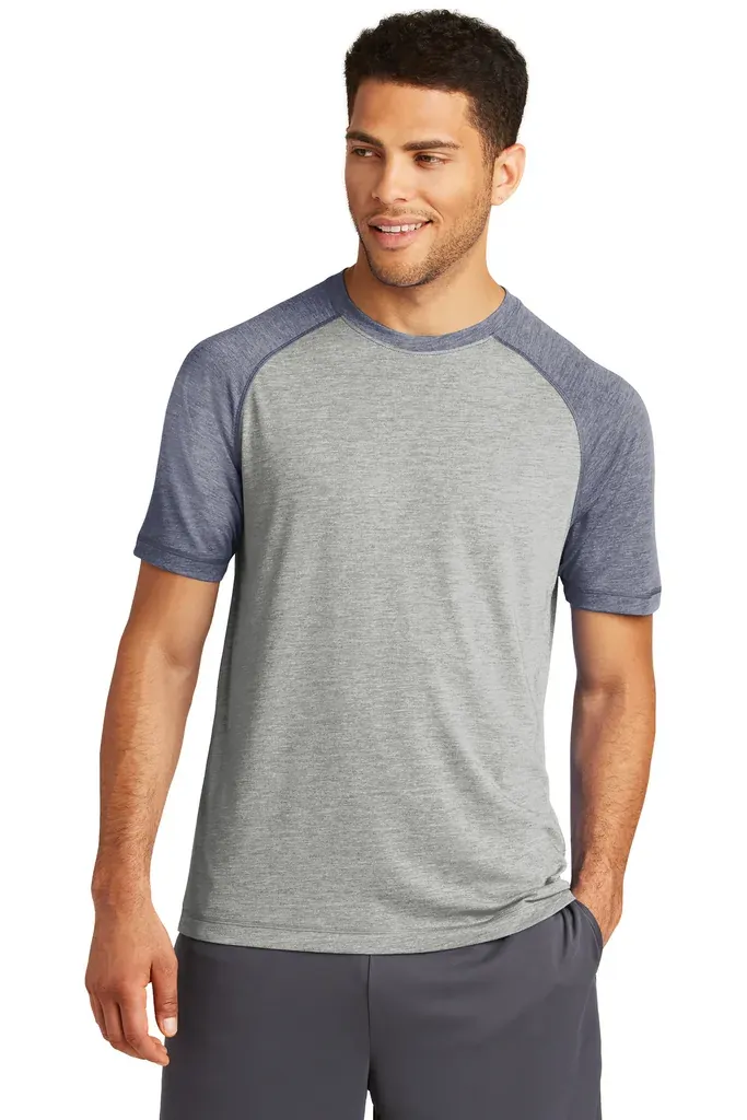 Sport-Tek ® PosiCharge ® Tri-Blend Wicking Raglan Tee. ST400 - additional view 9