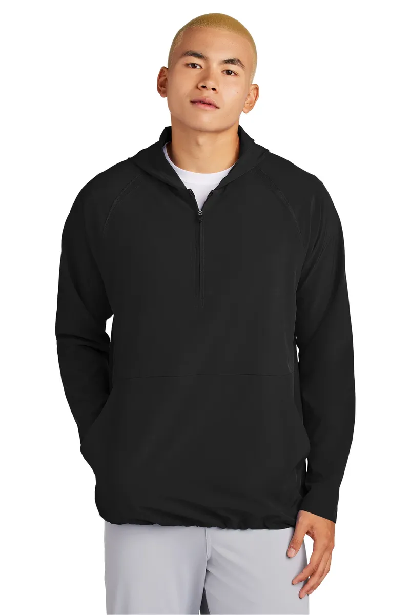Sport-Tek® Repeat 1/2-Zip Long Sleeve Hooded Jacket JST488 - additional view 5