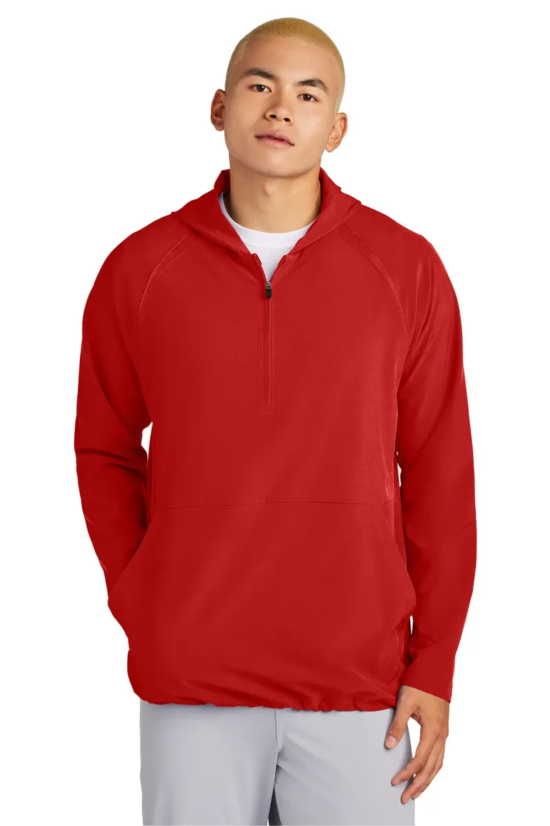 Sport-Tek® Repeat 1/2-Zip Long Sleeve Hooded Jacket JST488 - additional view 4