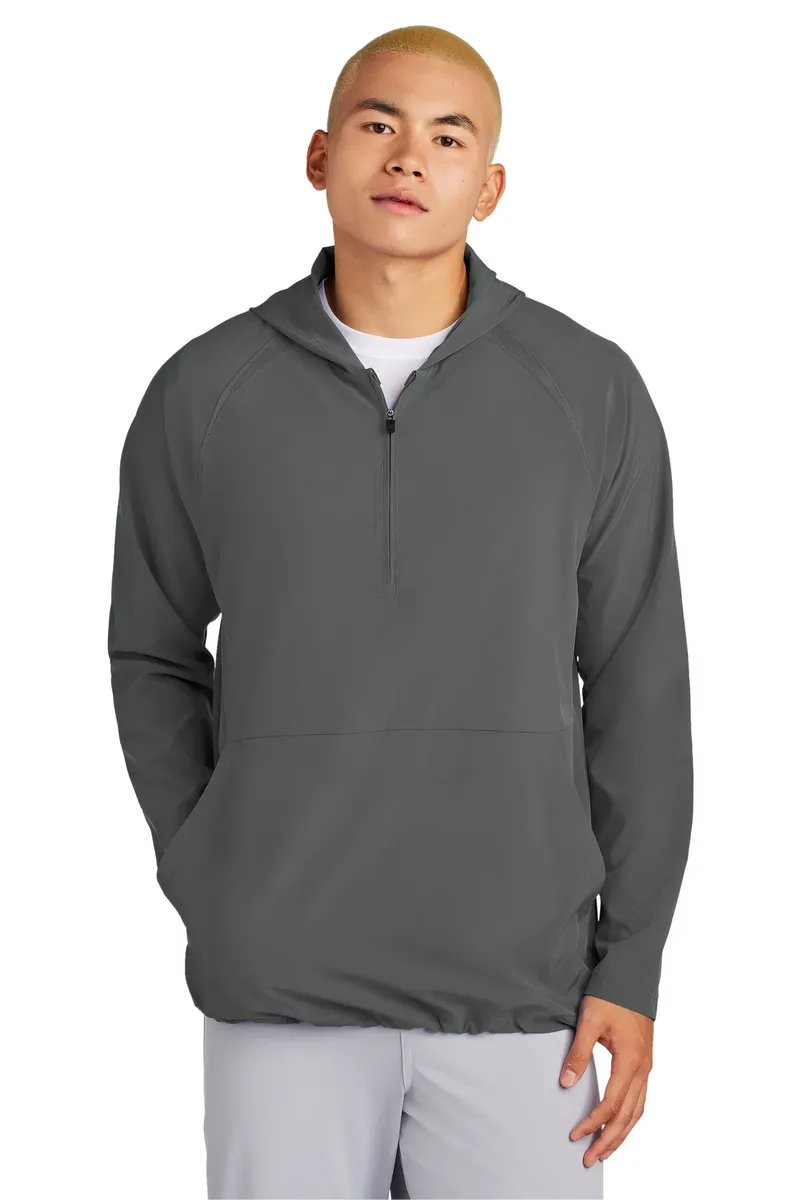 Sport-Tek® Repeat 1/2-Zip Long Sleeve Hooded Jacket JST488 - additional view 2