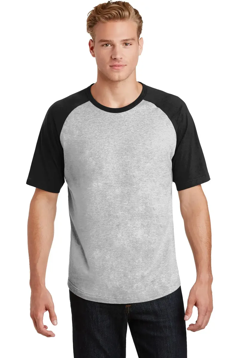 Sport-Tek® Short Sleeve Colorblock Raglan Jersey. T201 - additional view 1