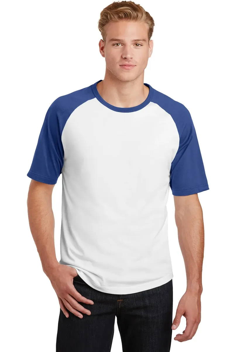 Sport-Tek® Short Sleeve Colorblock Raglan Jersey. T201 - additional view 4