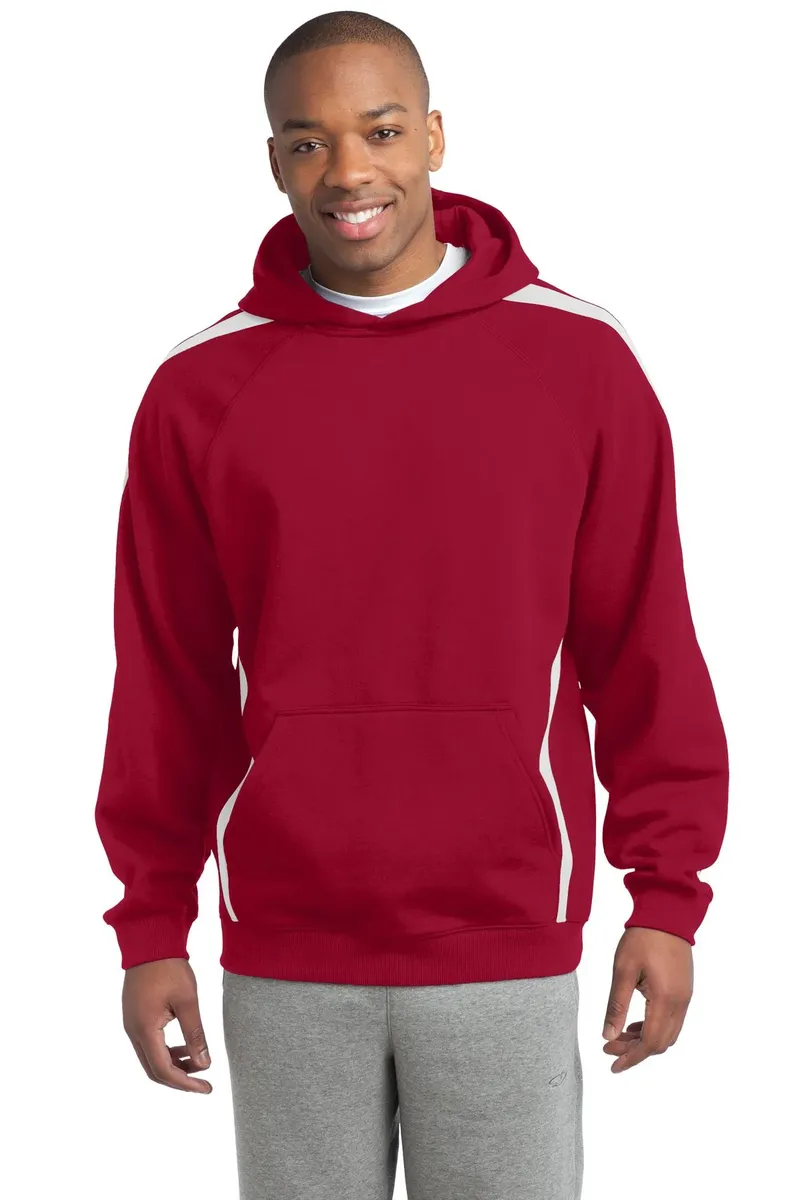 Sport-Tek® Sleeve Stripe Pullover Hooded Sweatshirt. ST265 - additional view 2