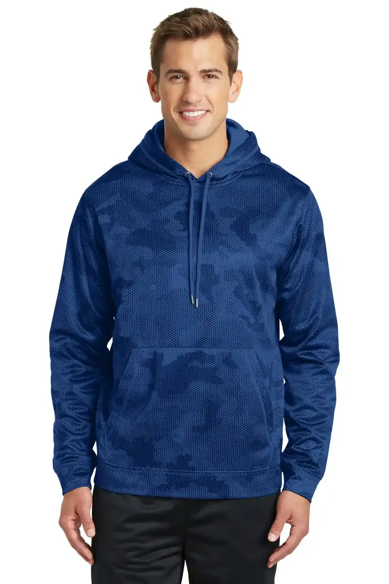 Sport-Tek® Sport-Wick® CamoHex Fleece Hooded Pullover. ST240 - additional view 3