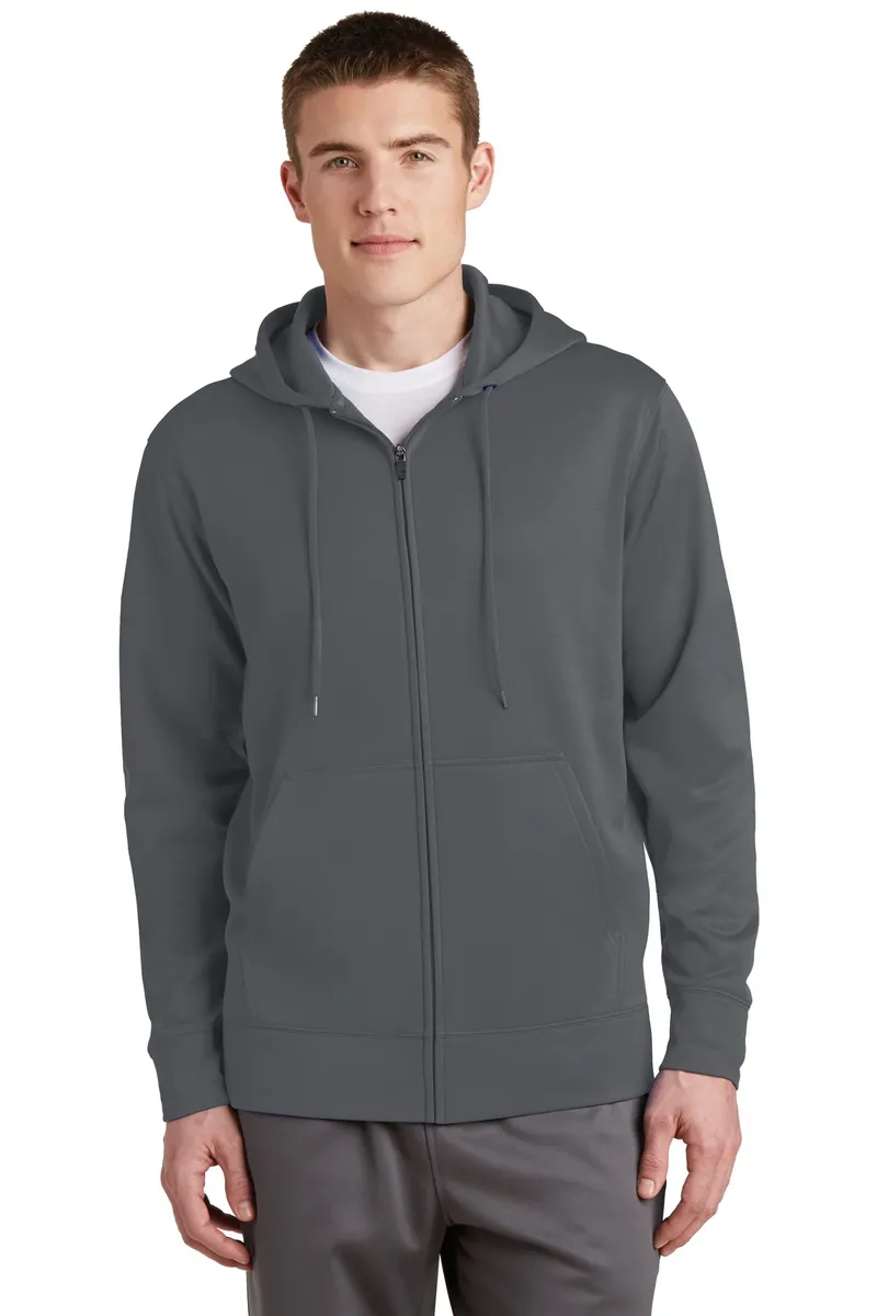 Sport-Tek® Sport-Wick® Fleece Full-Zip Hooded Jacket.  ST238 - additional view 1