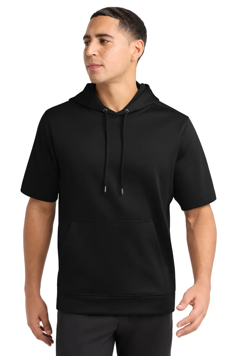 Sport-Tek ® Sport-Wick ® Fleece Short Sleeve Hooded Pullover. ST251 - additional view 3