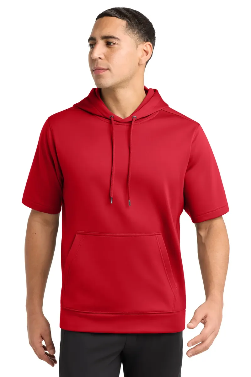 Sport-Tek ® Sport-Wick ® Fleece Short Sleeve Hooded Pullover. ST251 - additional view 5