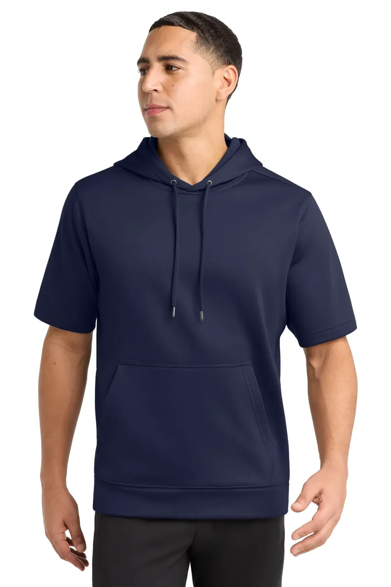 Sport-Tek ® Sport-Wick ® Fleece Short Sleeve Hooded Pullover. ST251 - additional view 2