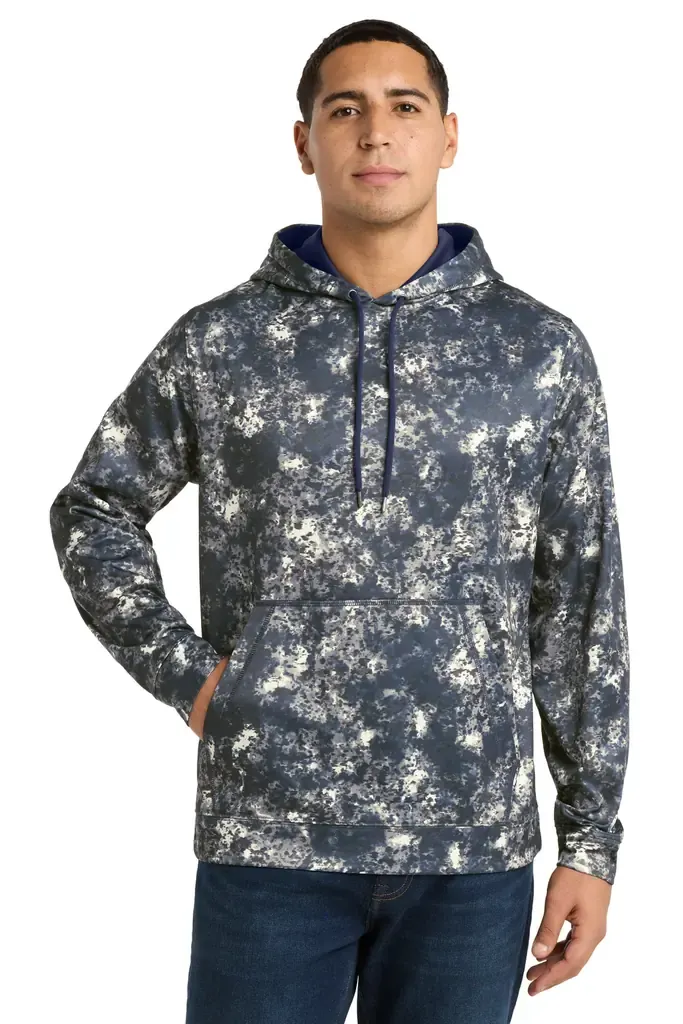 Sport-Tek® Sport-Wick® Mineral Freeze Fleece Hooded Pullover. ST230 - additional view 1