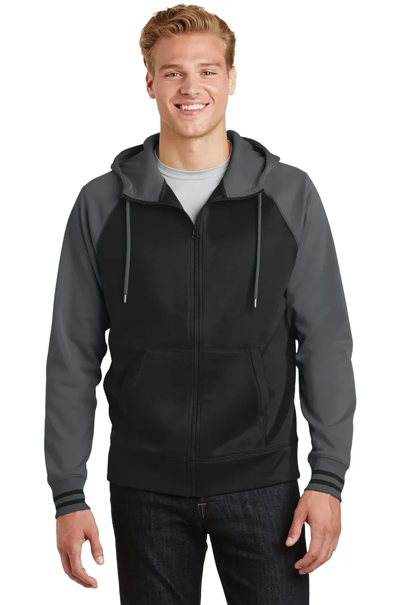 Sport-Tek® Sport-Wick® Varsity Fleece Full-Zip Hooded Jacket. ST236 - additional view 2