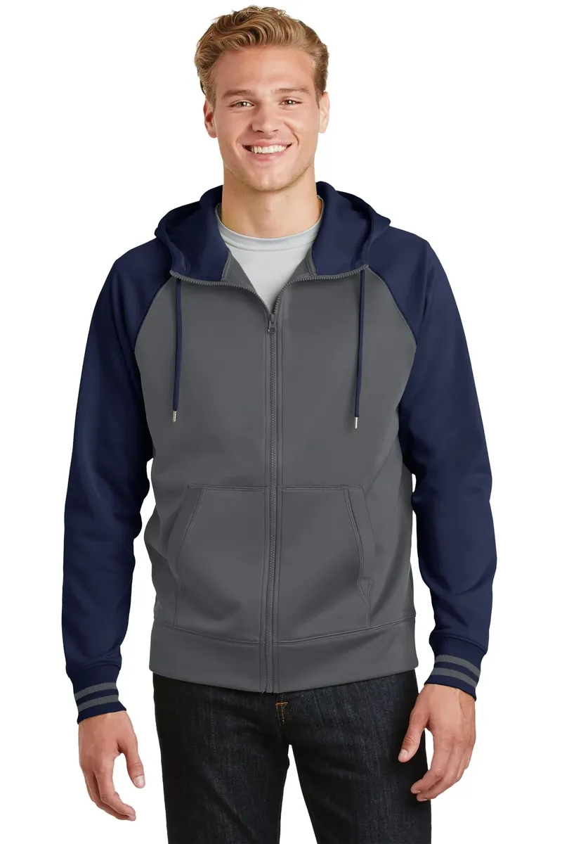 Sport-Tek® Sport-Wick® Varsity Fleece Full-Zip Hooded Jacket. ST236 - additional view 3