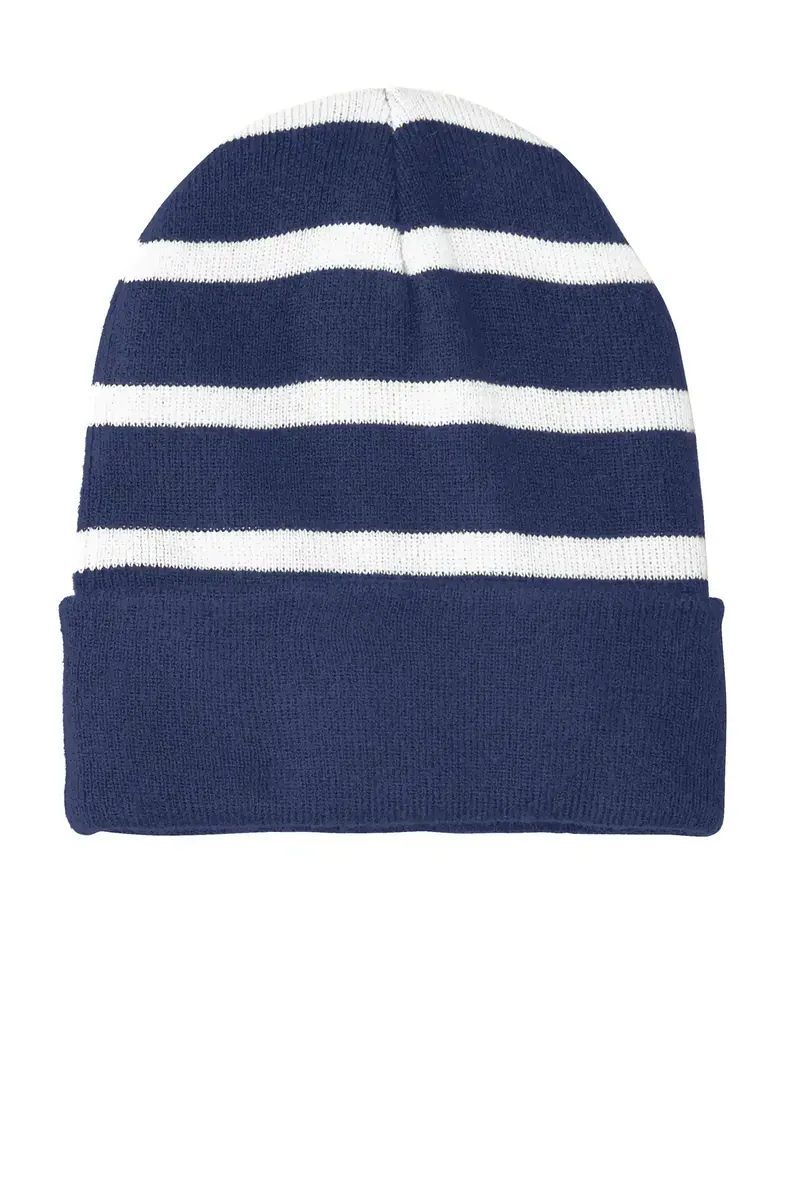 Sport-Tek® Striped Beanie with Solid Band. STC31 - additional view 3