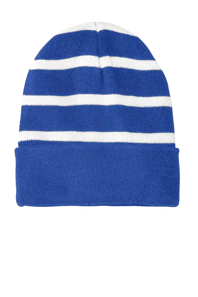 Sport-Tek® Striped Beanie with Solid Band. STC31 - additional view 5