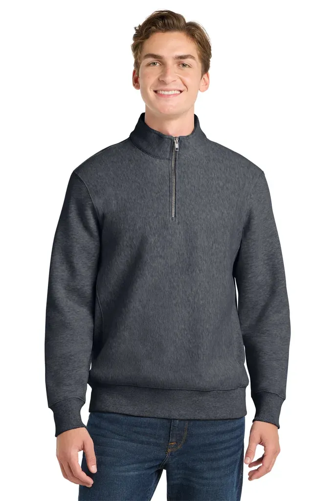 Sport-Tek® Super Heavyweight 1/4-Zip Pullover Sweatshirt. ST283 - additional view 1