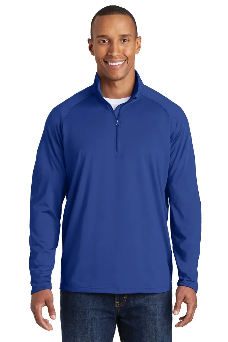 Sport-Tek® Tall Sport-Wick® Stretch 1/4-Zip Pullover. TST850 - additional view 1