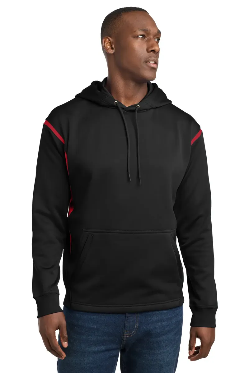 Sport-Tek® Tech Fleece Colorblock Hooded Sweatshirt. F246 - additional view 12