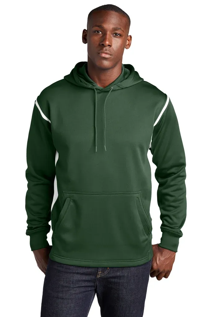 Sport-Tek® Tech Fleece Colorblock Hooded Sweatshirt. F246 - additional view 4