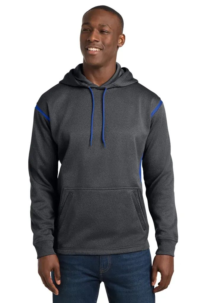 Sport-Tek® Tech Fleece Colorblock Hooded Sweatshirt. F246 - additional view 10