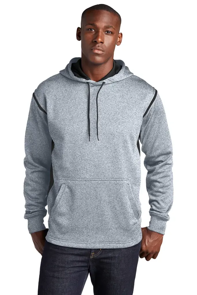 Sport-Tek® Tech Fleece Colorblock Hooded Sweatshirt. F246 - additional view 17