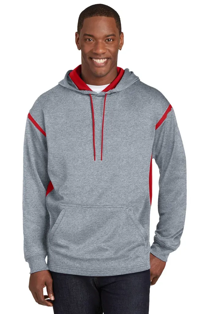 Sport-Tek® Tech Fleece Colorblock Hooded Sweatshirt. F246 - additional view 14