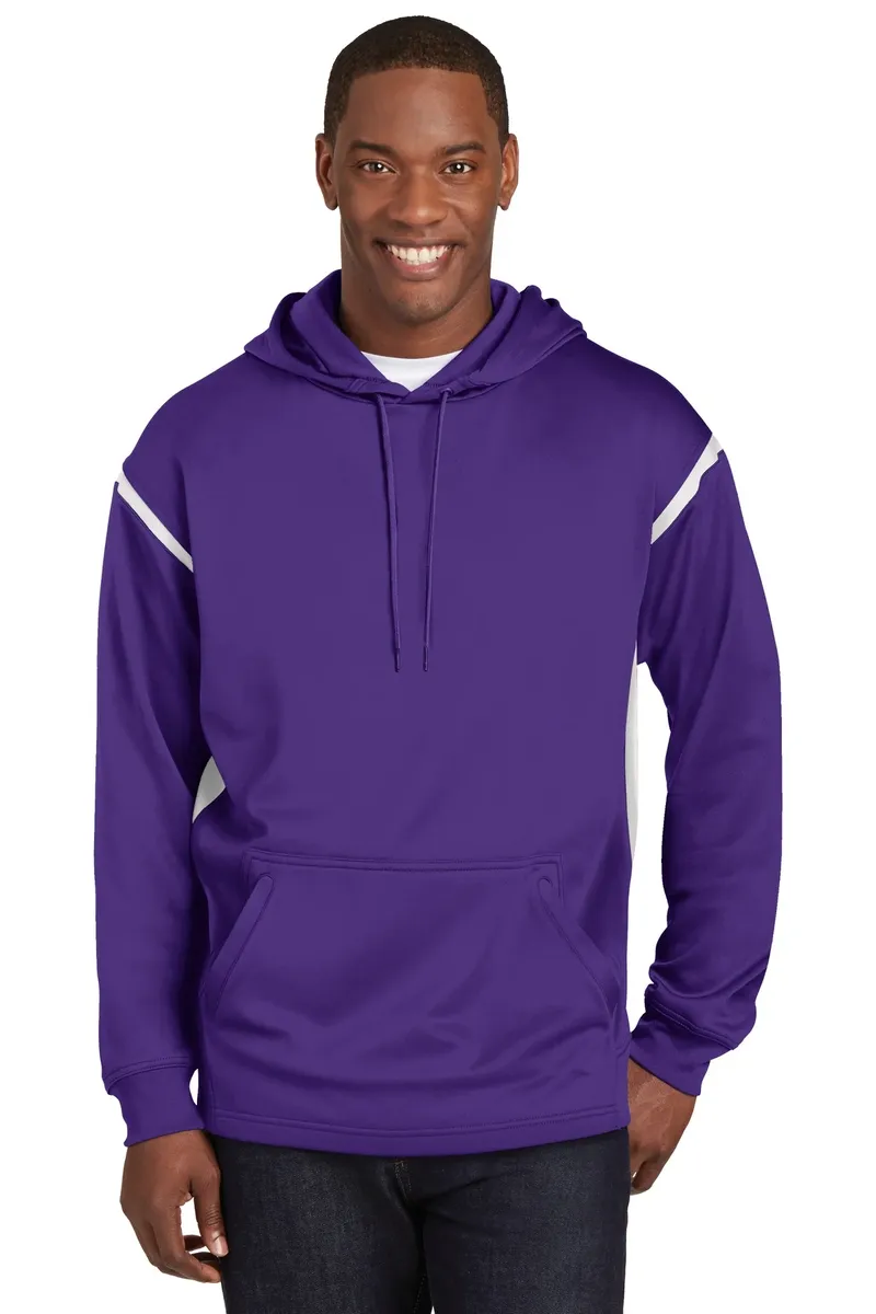 Sport-Tek® Tech Fleece Colorblock Hooded Sweatshirt. F246 - additional view 5