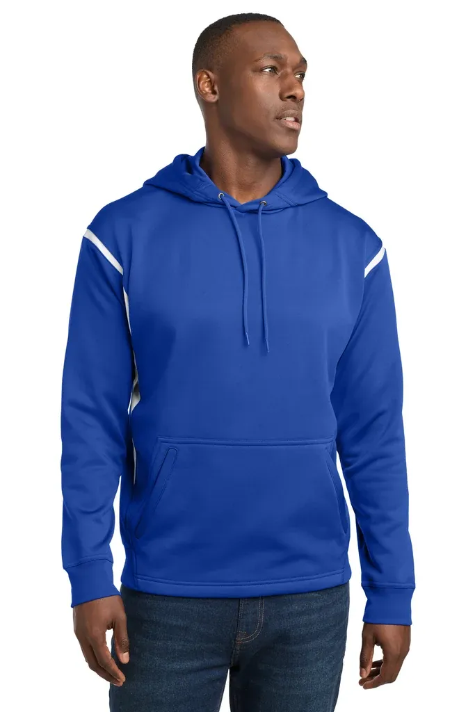 Sport-Tek® Tech Fleece Colorblock Hooded Sweatshirt. F246 - additional view 8