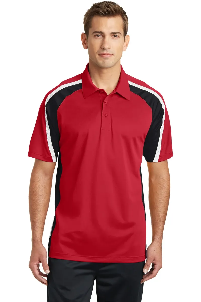 Sport-Tek® Tricolor Micropique Sport-Wick® Polo. ST654 - additional view 3