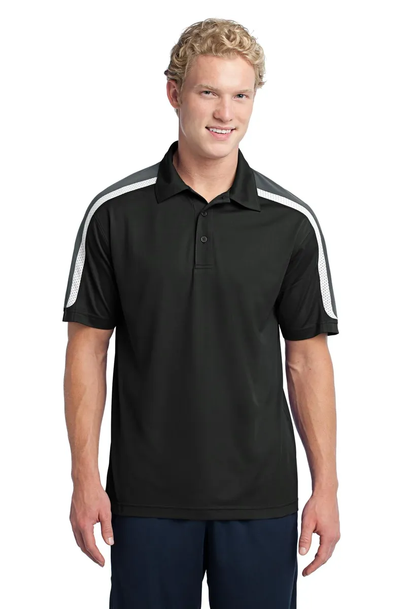 Sport-Tek® Tricolor Shoulder Micropique Sport-Wick® Polo. ST658 - additional view 5