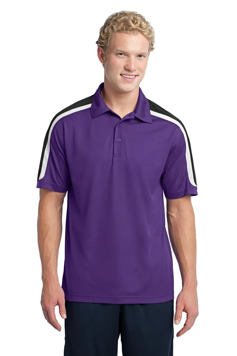 Sport-Tek® Tricolor Shoulder Micropique Sport-Wick® Polo. ST658 - additional view 2