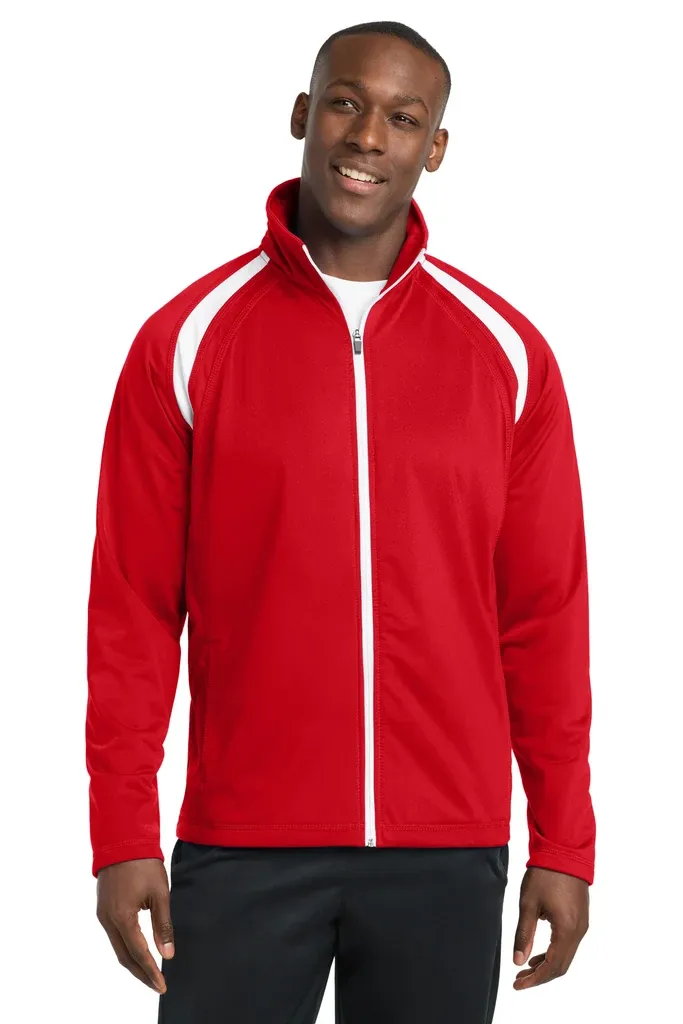 Sport-Tek® Tricot Track Jacket. JST90 - additional view 1