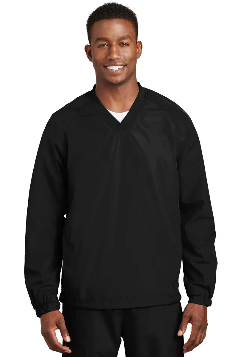 Sport-Tek® V-Neck Raglan Wind Shirt. JST72 - additional view 7