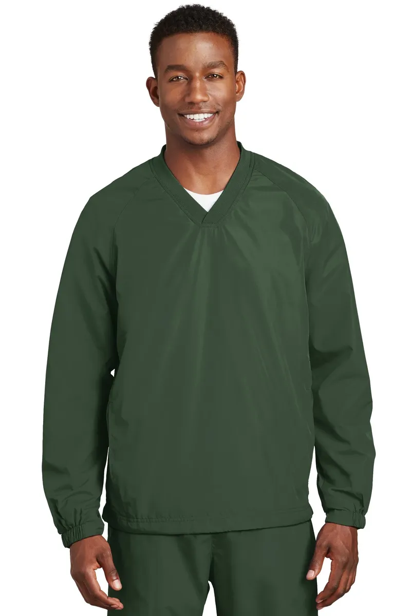 Sport-Tek® V-Neck Raglan Wind Shirt. JST72 - additional view 6