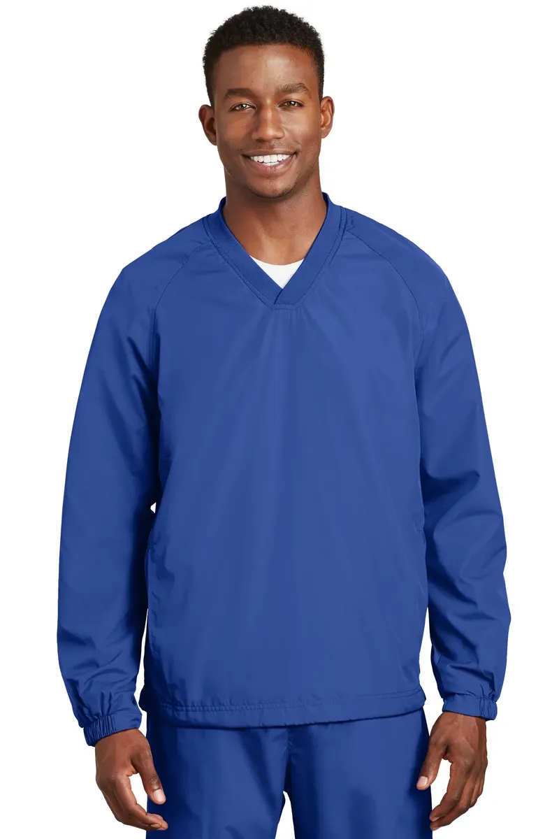 Sport-Tek® V-Neck Raglan Wind Shirt. JST72 - additional view 8