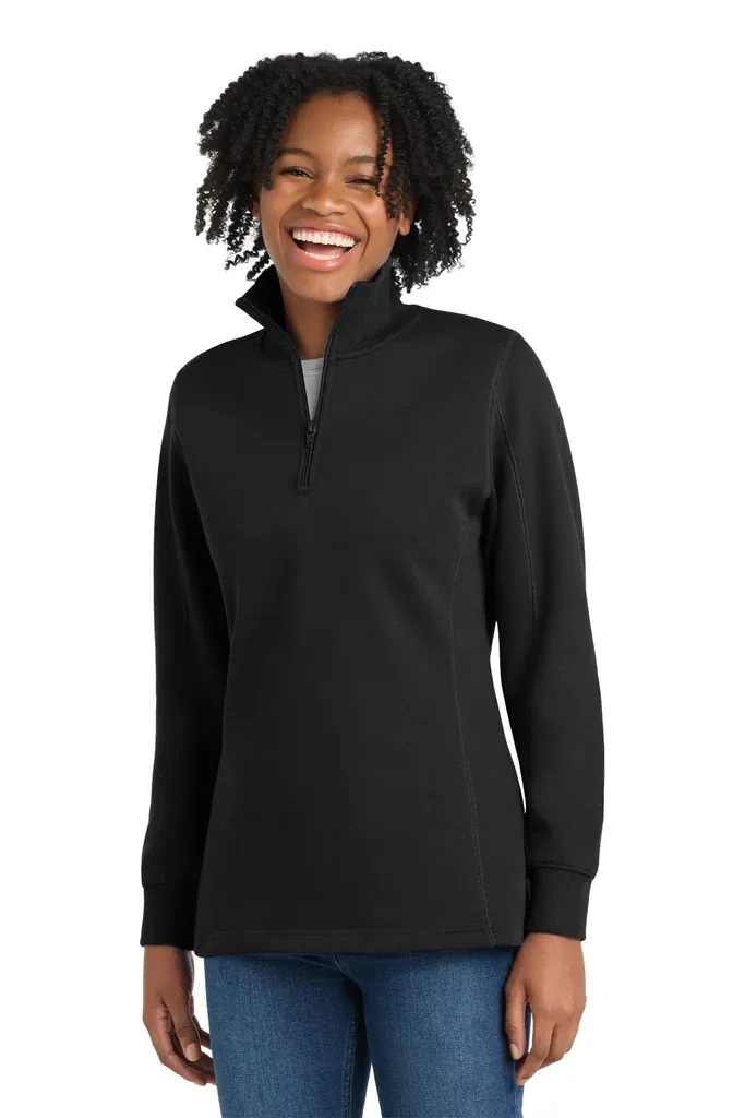 Sport-Tek® Women's 1/4-Zip Sweatshirt. LST253 - additional view 1