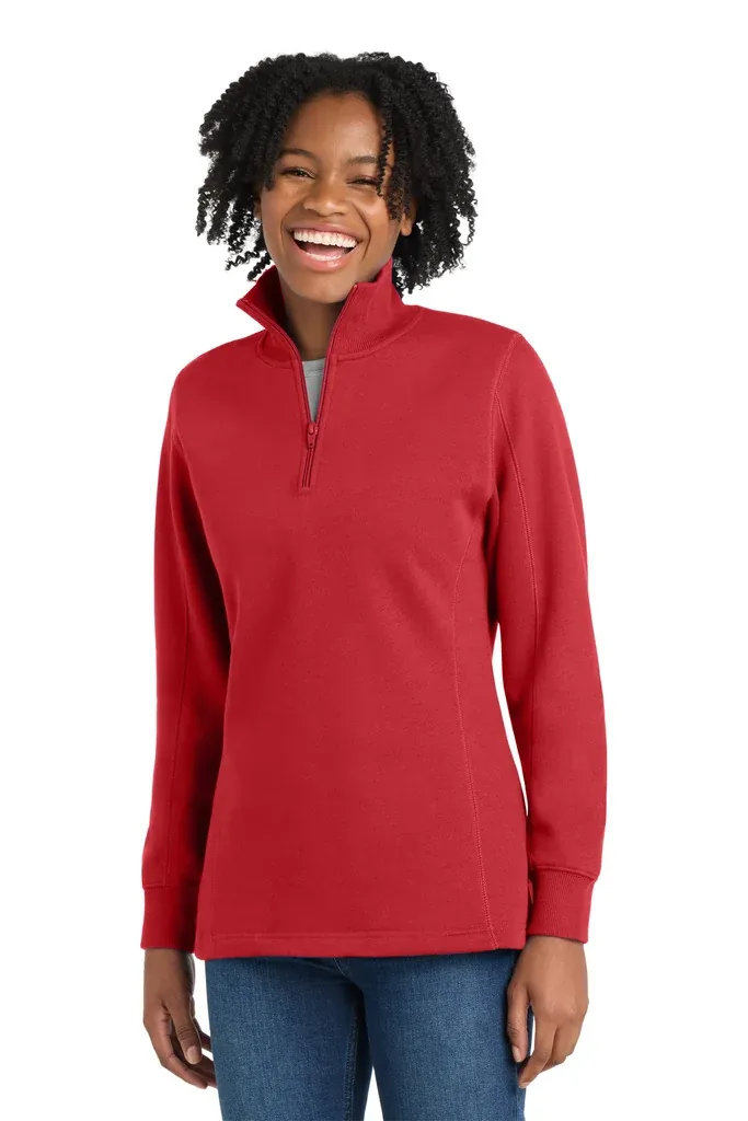 Sport-Tek® Women's 1/4-Zip Sweatshirt. LST253 - additional view 6