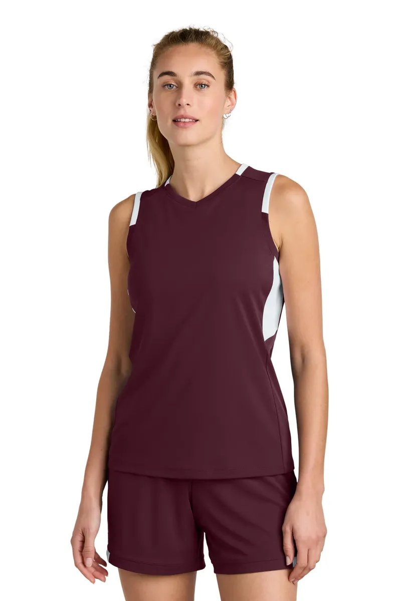 Sport-Tek® Women's Club Sleeveless V-Neck LST441 - additional view 4