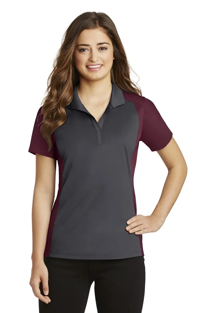 Sport-Tek® Women's Colorblock Micropique Sport-Wick® Polo. LST652 - additional view 6