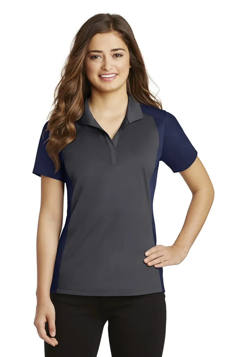 Sport-Tek® Women's Colorblock Micropique Sport-Wick® Polo. LST652 - additional view 4