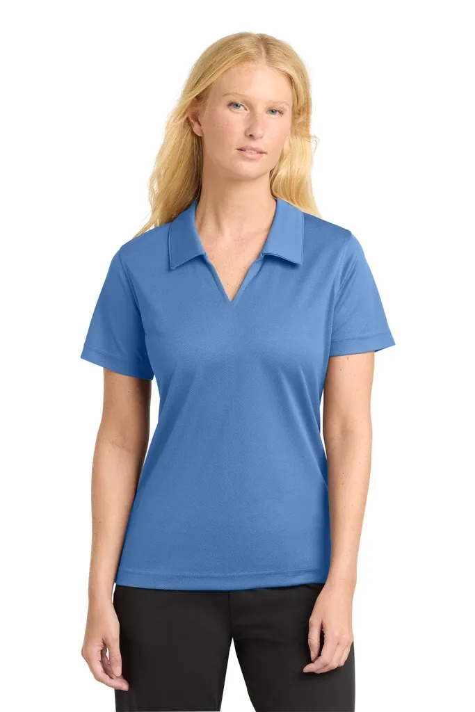 Sport-Tek® Women's Dri-Mesh® V-Neck Polo.  L469 - additional view 7