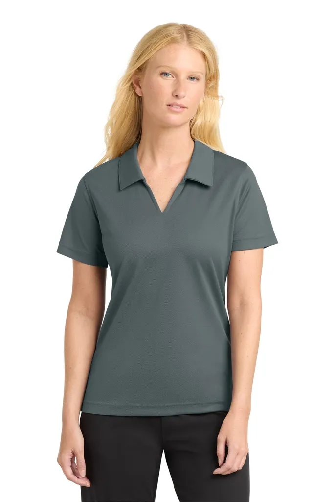 Sport-Tek® Women's Dri-Mesh® V-Neck Polo.  L469 - additional view 5