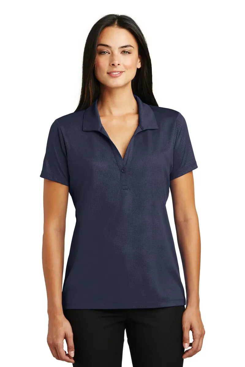 Sport-Tek® Women's Embossed PosiCharge® Tough Polo®. LST630 - additional view 1