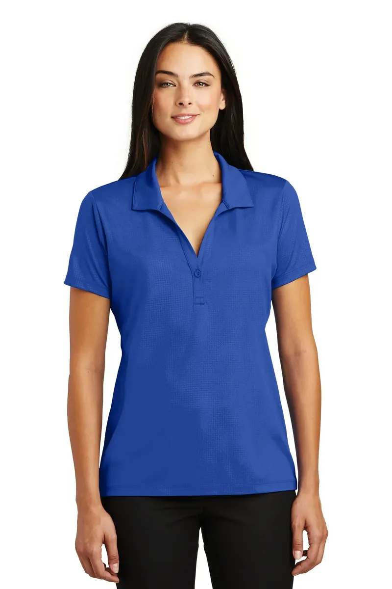 Sport-Tek® Women's Embossed PosiCharge® Tough Polo®. LST630 - additional view 4