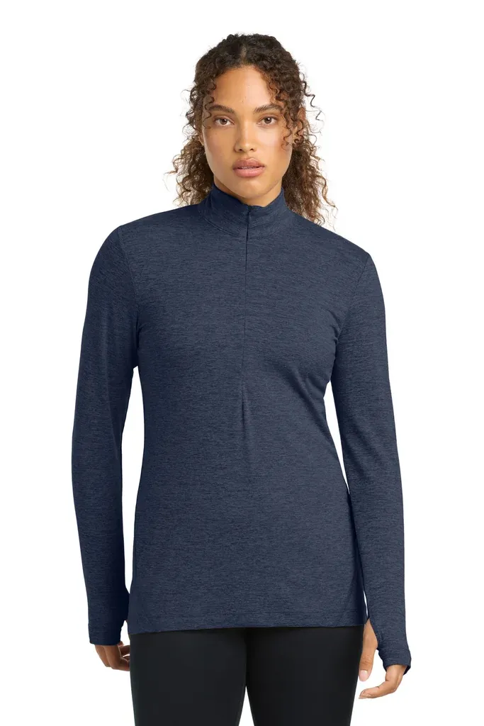Sport-Tek® Women's Exchange 1.5 Long Sleeve 1/2-Zip LST711 - additional view 3